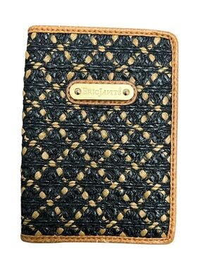 Eric Javits Straw Credit Card Holder/Wallet